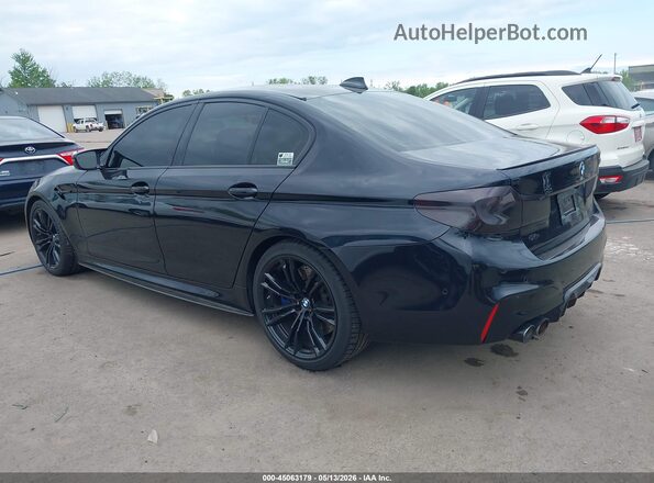 WBSJF0C5XJB282835 2018 BMW M5 Black Trasero izquierdo