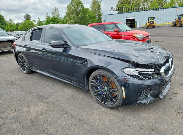 WBSJF0C5XKB446893 2019 BMW M5 Black წინა მარჯვენა