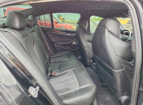 WBSJF0C5XKB446893 2019 BMW M5 Black უკანა სავარძლების ხედი