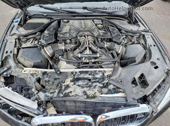 WBSJF0C5XKB446893 2019 BMW M5 Black უკანა სალონის ხედი