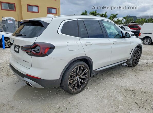 WBX47DP04RN312030 2024 BMW X3 Белый Задняя правая четверть