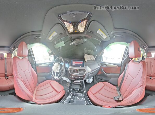WBX47DP04RN312030 2024 BMW X3 Белый Панорамный вид салона 360°
