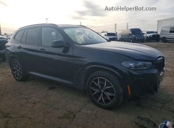 WBX57DP02RN304075 2024 BMW X3 Черный Передняя правая четверть