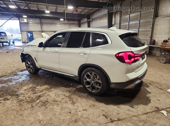 WBX57DP09NN178663 2022 BMW X3 Белый Задняя левая четверть