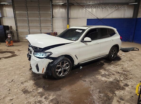 WBX57DP09NN178663 2022 BMW X3 Белый Передняя левая четверть