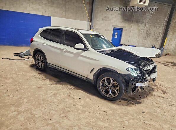 WBX57DP09NN178663 2022 BMW X3 Белый Передняя правая четверть