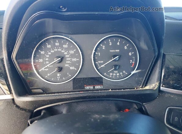 WBXHT3C30G5E56309 2016 BMW X1 Silver Widok zestawu wskaźników
