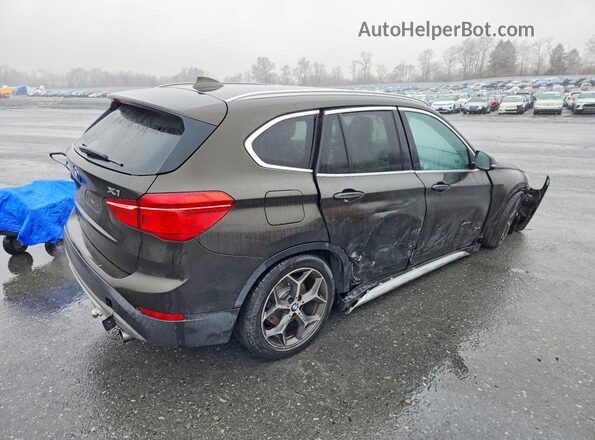 WBXHT3C30H5F86009 2017 BMW X1 Black Задня права чверть