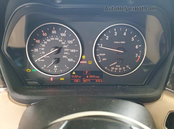 WBXHT3C30J5K27729 2018 BMW X1 Черный Вид щитка приборов