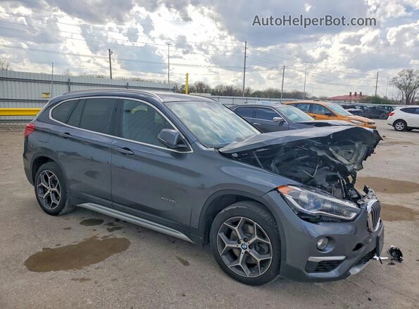 WBXHT3C31H5F73737 2017 BMW X1 Black Front right