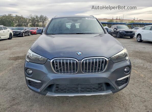 WBXHT3C31J5K26072 2018 BMW X1 Gray წინა ხედი