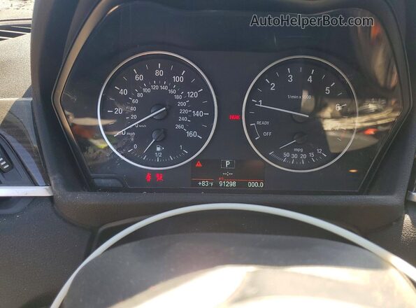 WBXHT3C31J5K26072 2018 BMW X1 Gray ხელსაწყოთა პანელის ხედი