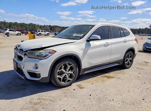 WBXHT3C31J5L27192 2018 BMW X1 White წინა მარცხენა ხედი სამი მეოთხედიდან