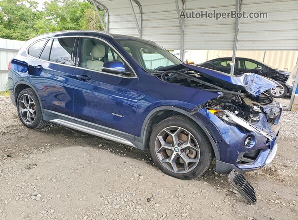 WBXHT3C33GP883260 2016 BMW X1 Blue Delantero derecho