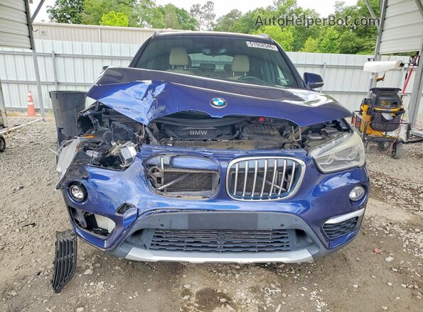 WBXHT3C33GP883260 2016 BMW X1 Blue Vista frontal