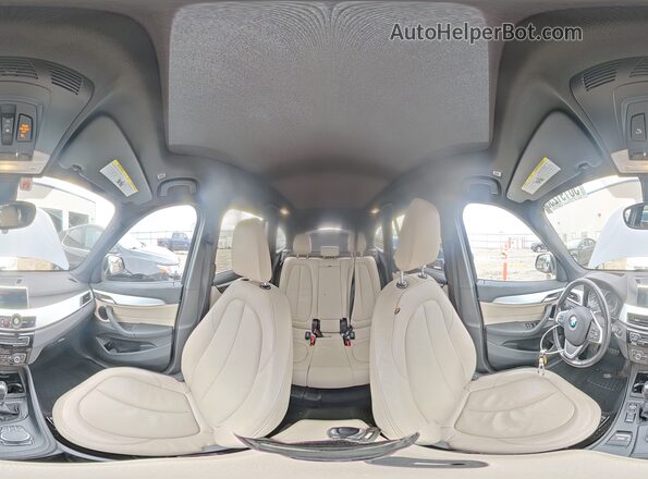 WBXHT3C34H5F76017 2017 BMW X1 Gray VIN կոդի պիտակի տեսք