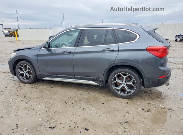 WBXHT3C34H5F85185 2017 BMW X1 Gray Հետևի ձախ