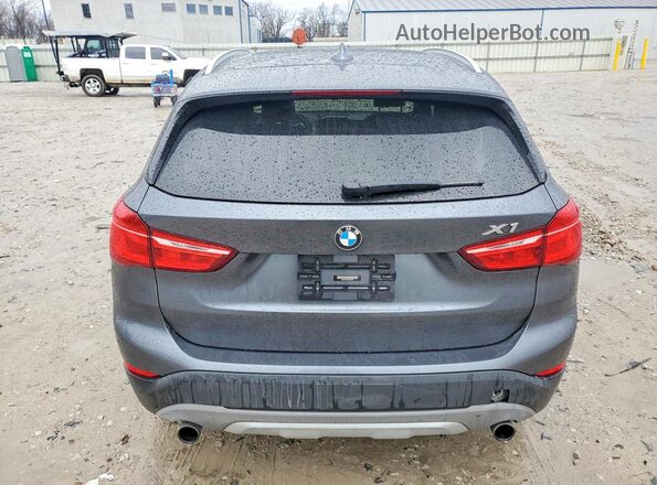 WBXHT3C34H5F85185 2017 BMW X1 Gray Հետևի տեսք