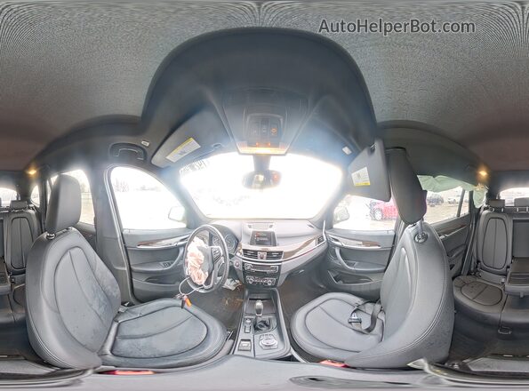 WBXHT3C34H5F85185 2017 BMW X1 Gray Սալոնի 360 աստիճան տեսք