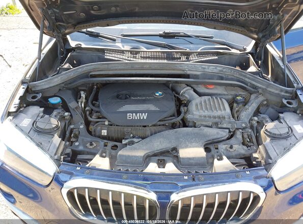 WBXHT3C34J5L27977 2018 BMW X1 Blue Вид ззаду
