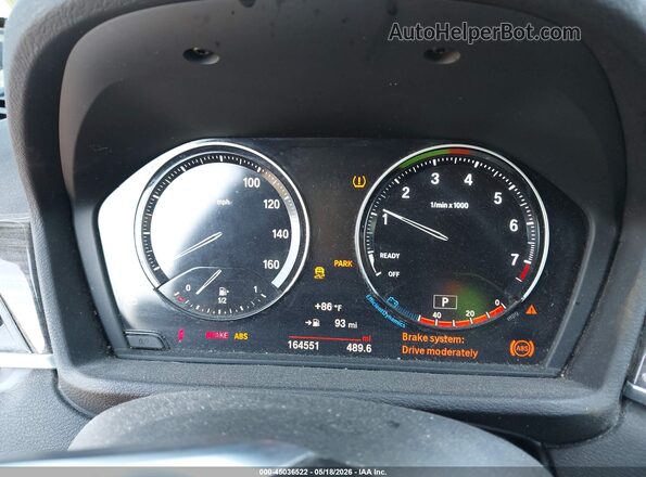 WBXHT3C34J5L27977 2018 BMW X1 Blue Вид задніх сидінь