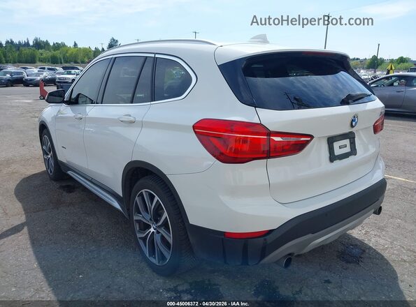 WBXHT3C35H5F69951 2017 BMW X1 Белый Задняя левая четверть