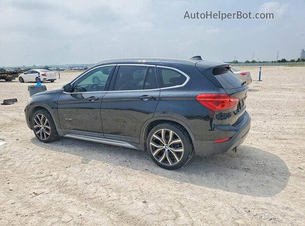 WBXHT3C35H5F75779 2017 BMW X1 Черный Задняя левая четверть