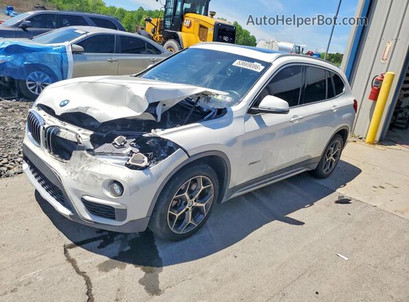 WBXHT3C35J5K31730 2018 BMW X1 Белый Передняя левая четверть