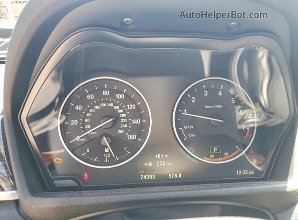 WBXHT3C35J5K31730 2018 BMW X1 Белый Вид щитка приборов
