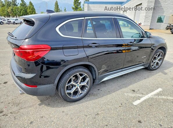 WBXHT3C36GP880188 2016 BMW X1 Black Tył prawy