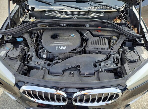 WBXHT3C36GP880188 2016 BMW X1 Black Widok wnętrza z tyłu
