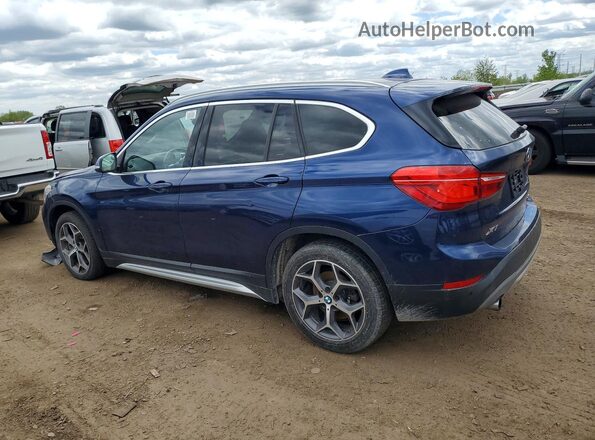 WBXHT3C36J3H33435 2018 BMW X1 Blue უკანა მარცხენა