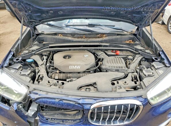 WBXHT3C36J3H33435 2018 BMW X1 Blue უკანა სალონის ხედი