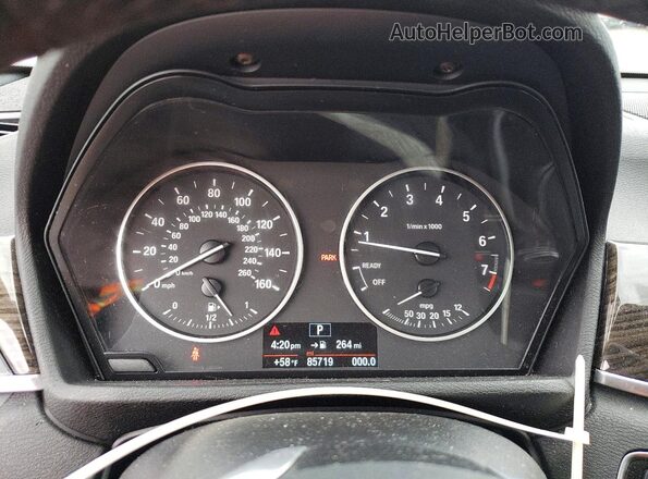 WBXHT3C36J5K28786 2018 BMW X1 Белый Вид щитка приборов