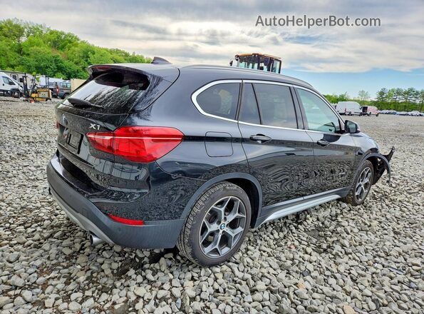 WBXHT3C38H5F72150 2017 BMW X1 Черный Задняя правая четверть