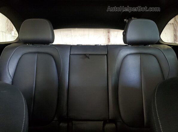 WBXHT3C38H5F79633 2017 BMW X1 Silver Rear seats view