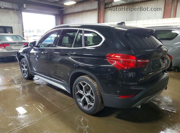 WBXHT3C38J3H33694 2018 BMW X1 Black Trasero izquierdo