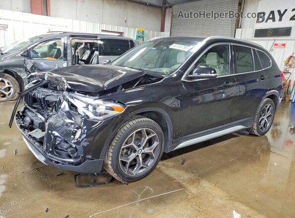WBXHT3C38J3H33694 2018 BMW X1 Black Vista tres cuartos delantera izquierda