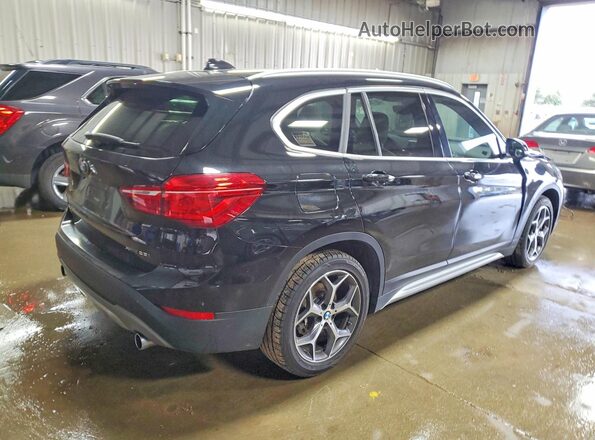 WBXHT3C38J3H33694 2018 BMW X1 Black Trasero derecho