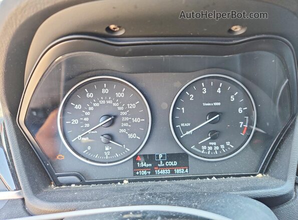 WBXHT3C38J5K28093 2018 BMW X1 Black Vista del cuadro de instrumentos