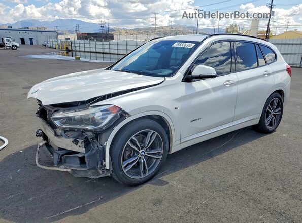 WBXHT3C39H5F78376 2017 BMW X1 White Vista tres cuartos delantera izquierda