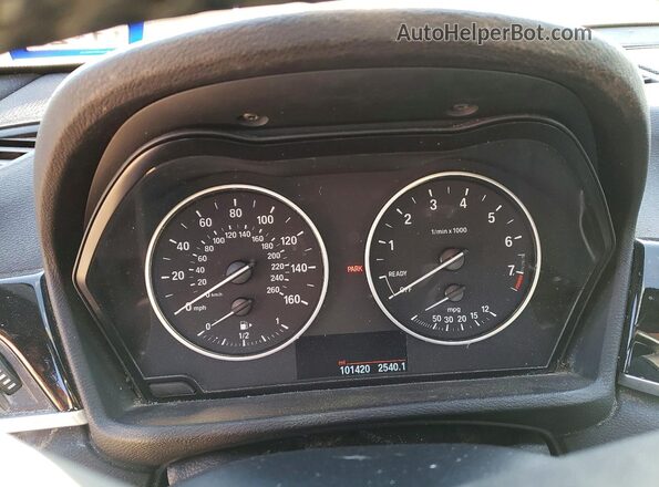 WBXHT3C39H5F85148 2017 BMW X1 Серый Вид щитка приборов