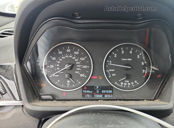 WBXHT3C39J5F91084 2018 BMW X1 Silver Widok zestawu wskaźników
