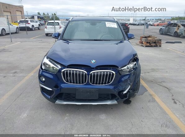 WBXHT3C39J5L33547 2018 BMW X1 Синий Вид щитка приборов