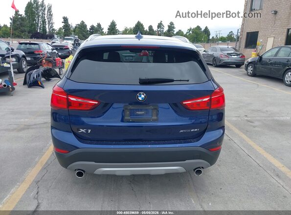 WBXHT3C39J5L33547 2018 BMW X1 Синий 