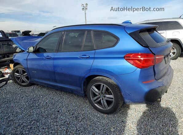 WBXHT3C3XG5E47956 2016 BMW X1 Синий Задняя левая четверть