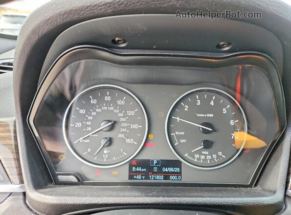 WBXHT3C3XG5F65716 2016 BMW X1 Белый Вид щитка приборов