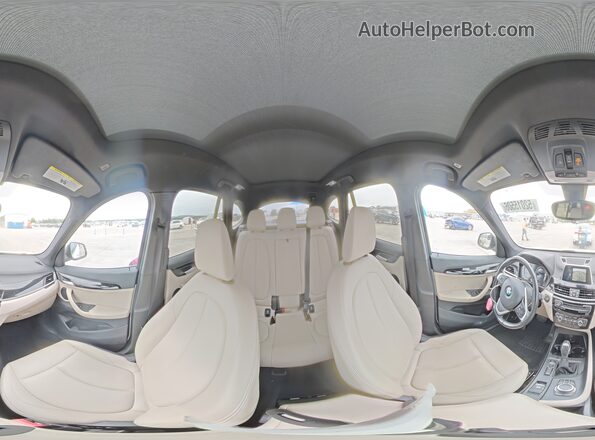 WBXHT3C51K3H34740 2019 BMW X1 Белый Вид наклейки с VIN-кодом