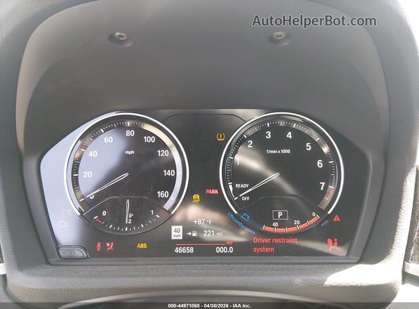 WBXHT3C55K5L89410 2019 BMW X1 Black Vista de los asientos traseros