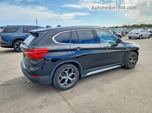 WBXHT3C5XK5L91007 2019 BMW X1 Черный Задняя правая четверть